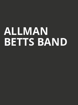 Allman Betts Band, State Theatre, Kalamazoo