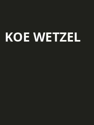 Koe Wetzel, Wings Event Center, Kalamazoo